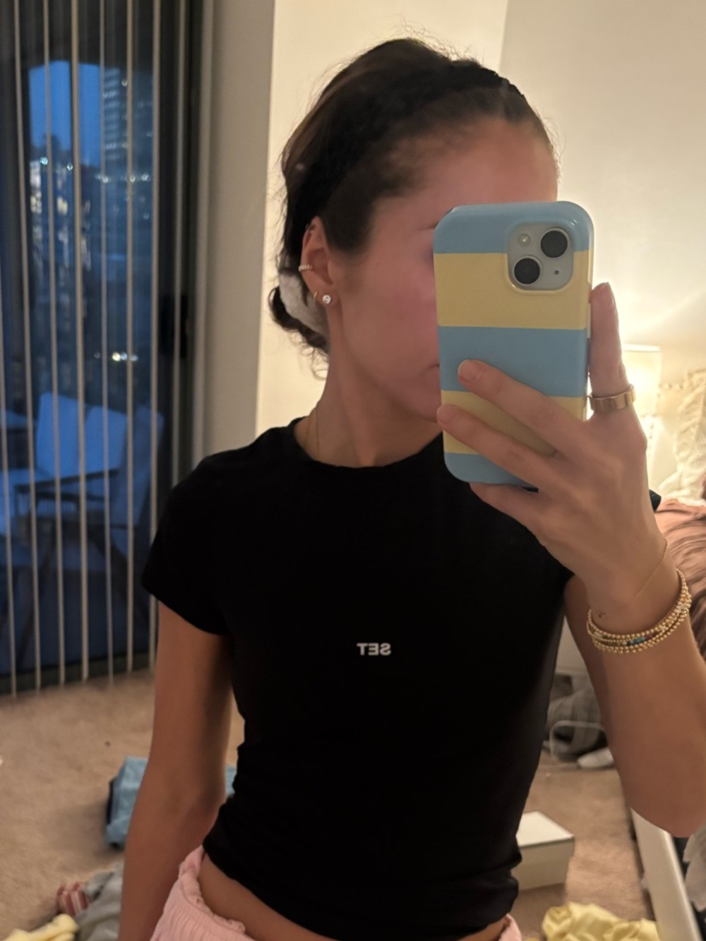 SET Active Breathe Tee in Black (never worn- tags removed)